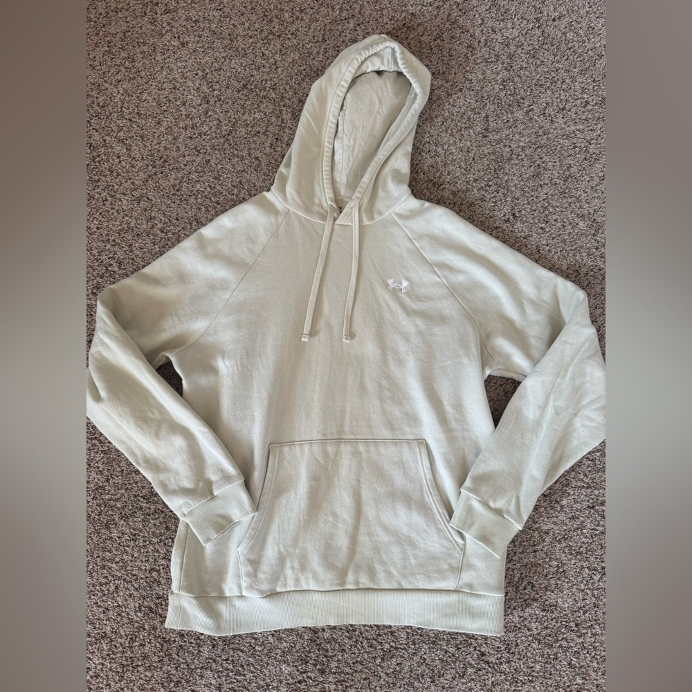 Under Armour cream Hoodie Sweatshirt